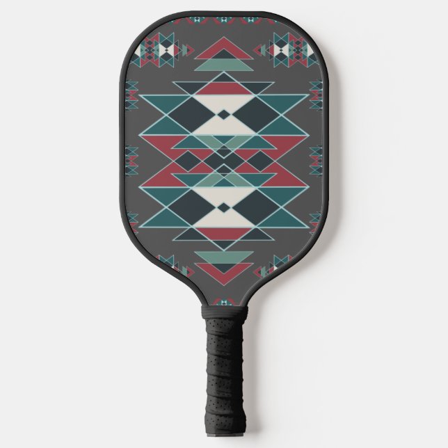 Design der indischen Kunst im Südwesten Pickleball Schläger (Vorderseite)