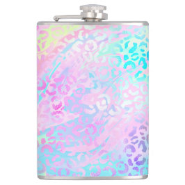 Design der iridescent Leopard-Serie 10 Flachmann