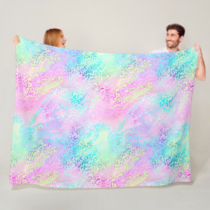 Design der iridescent Leopard-Serie 10 Fleecedecke