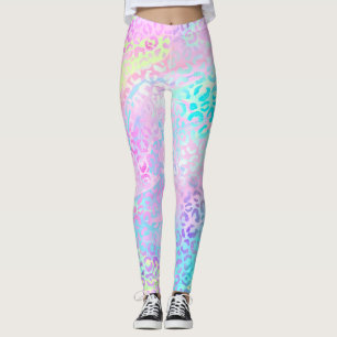 Design der iridescent Leopard-Serie 10 Leggings