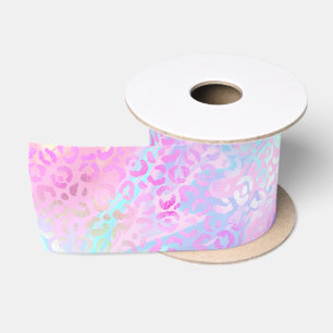 Design der iridescent Leopard-Serie 10 Satinband