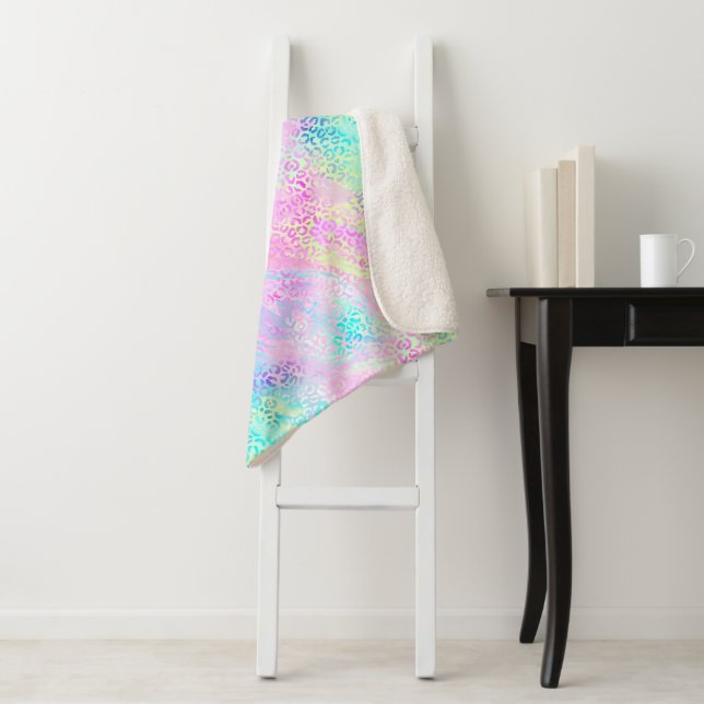 Design der iridescent Leopard-Serie 10 Sherpadecke (Beispiel)