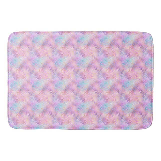 Design der iridescent Leopard-Serie 11 Badematte (Vorderseite)
