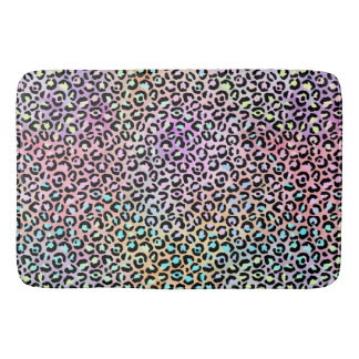 Design der iridescent Leopard-Serie 6 Badematte