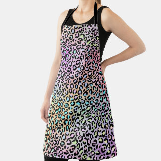 Design der iridescent Leopard-Serie 6 Schürze