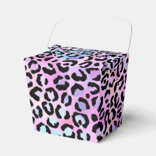 Design der irideszierenden Leopard-Serie 4 Geschenkschachtel