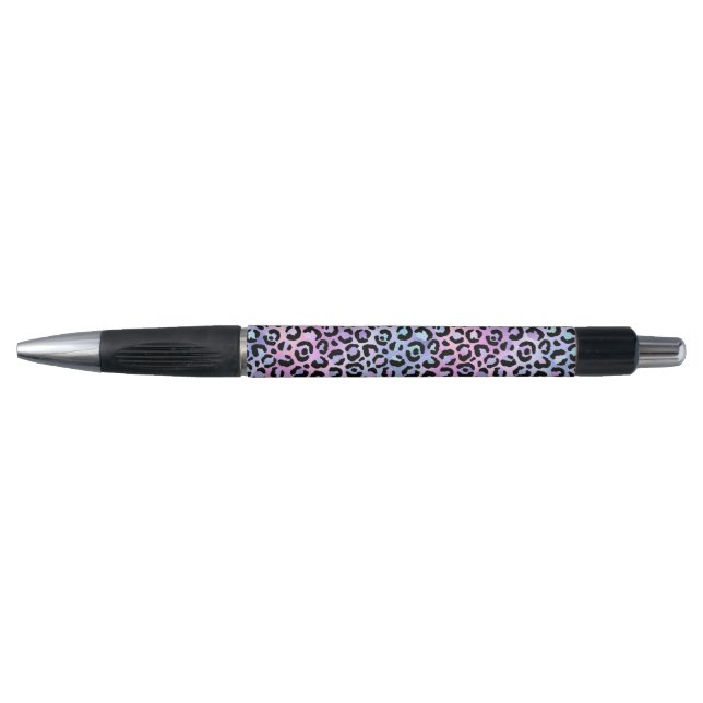 Design der irideszierenden Leopard-Serie 4 Kugelschreiber (Vorderseite)