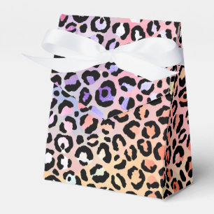 Design der irideszierenden Leopard-Serie 7 Geschenkschachtel