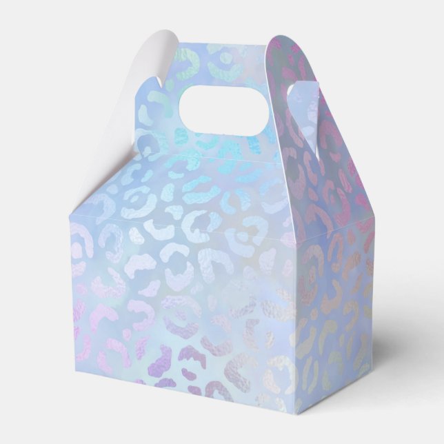 Design der irideszierenden Leopard-Serie 9 Geschenkschachtel (Vorderseite)