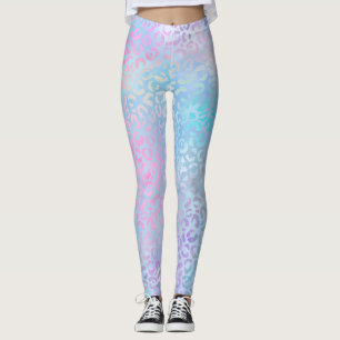 Design der irideszierenden Leopard-Serie 9 Leggings
