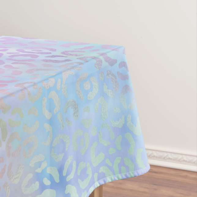 Design der irideszierenden Leopard-Serie 9 Tischdecke (Beispiel)