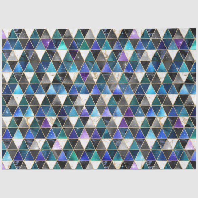 Design der isometrischen Galaxy-Serie 10 Seidenpapier (Vorderseite)
