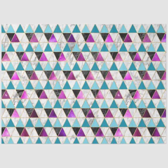 Design der isometrischen Galaxy-Serie 13 Seidenpapier (Vorderseite)