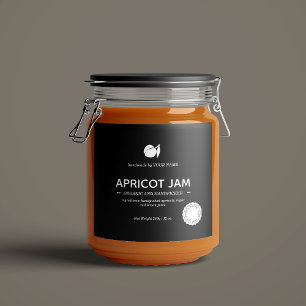 Design der Jam Jar Label-Verpackung