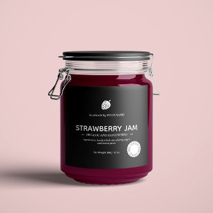 Design der Jam Jar Label-Verpackung