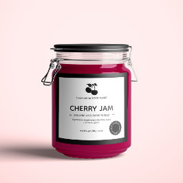 Design der Jam Jar Label-Verpackung