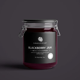 Design der Jam Jar Label-Verpackung