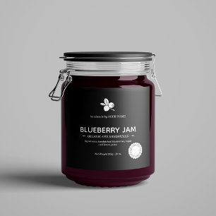 Design der Jam Jar Label-Verpackung