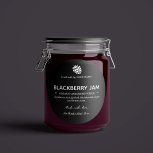 Design der Jam Jar Label-Verpackung Runder Aufkleber