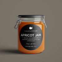 Design der Jam Jar Label-Verpackung