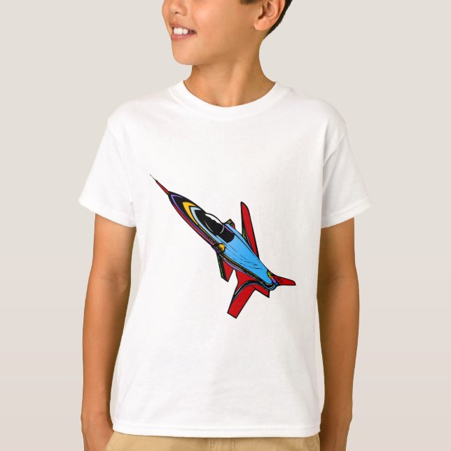 Design der Jet-Fighter für Piloten mit Überschallf T-Shirt (Vorderseite)