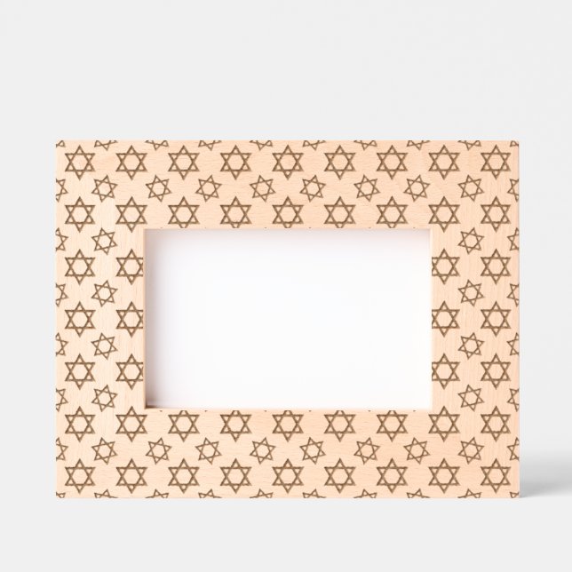 Design der jüdischen Stars Geätzte Rahmen (Vorderseite)