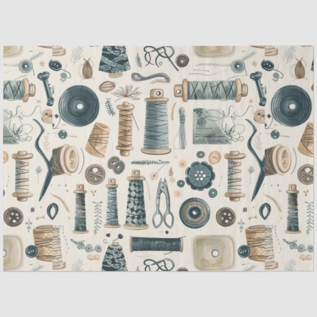 Design der Junk Journal-Serie 2 Seidenpapier (Vorderseite)