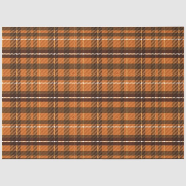 Design der Karierten Herbstreihe 16 Seidenpapier (Vorderseite)