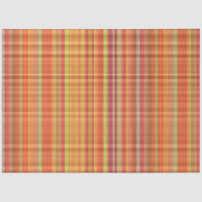 Design der Karierten Herbstreihe 26 Seidenpapier (Vorderseite)