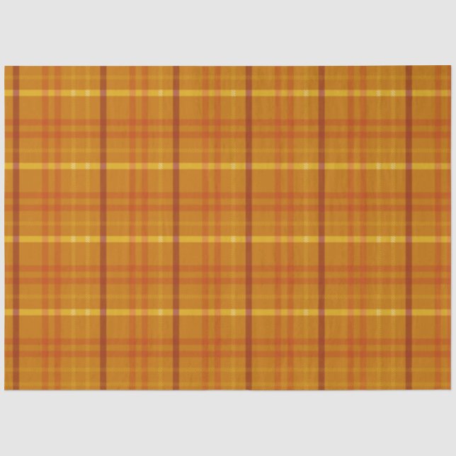 Design der Karierten Herbstreihe 6 Seidenpapier (Vorderseite)