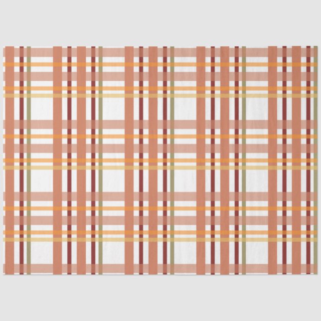 Design der Karierten Serie Erntedank 9 Seidenpapier (Vorderseite)