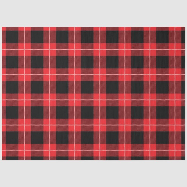 Design der Karierten Weihnachtsreihe 21 Seidenpapier (Vorderseite)
