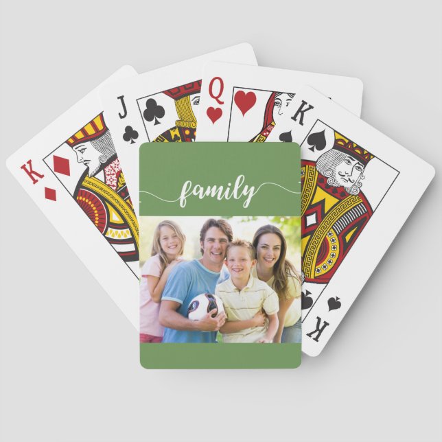 Design der Karte für Familien Spielkarten (Rückseite)