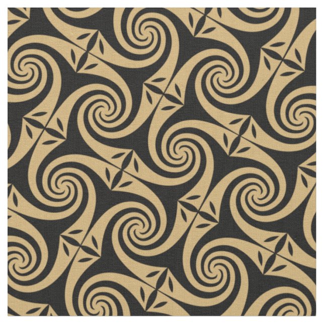 Design der keltischen Spiralen Stoff (Nahaufnahme)