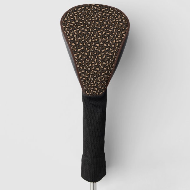Design der klassischen Leopard-Serie 10 Golf Headcover (Vorderseite)