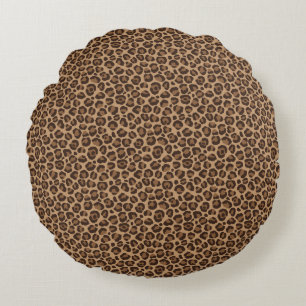 Design der klassischen Leopard-Serie 12 Rundes Kissen