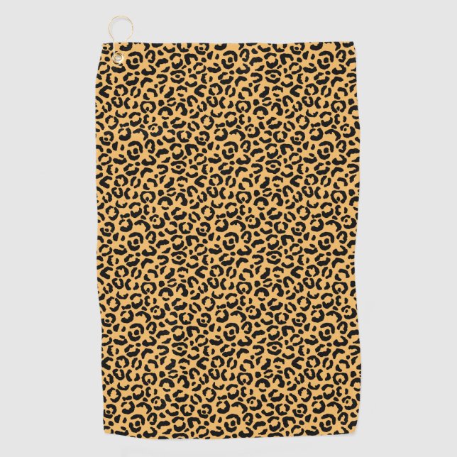 Design der klassischen Leopard-Serie 14 Golfhandtuch (Vorderseite)