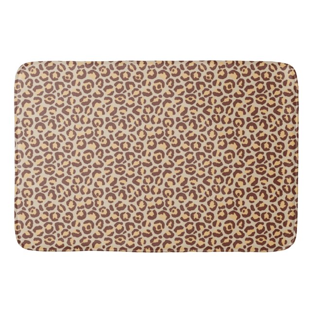 Design der klassischen Leopard-Serie 1 Badematte (Vorderseite)