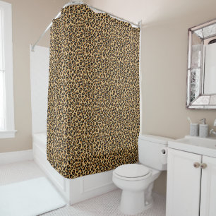 Design der klassischen Leopard-Serie 6 Duschvorhang