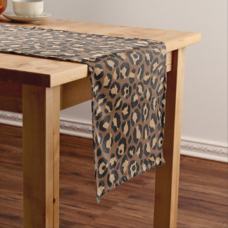 Design der klassischen Leopard-Serie 7 Kurzer Tischläufer