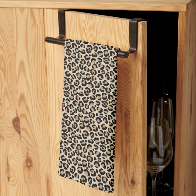 Design der klassischen Leopard-Serie 9 Geschirrtuch (Drittel gefaltet)