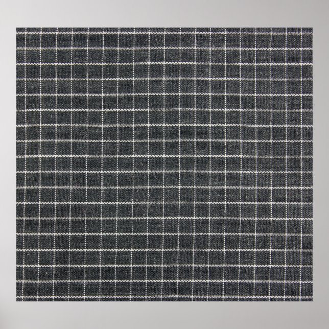 Design der klassischen Tartan-Textur Poster (Vorne)