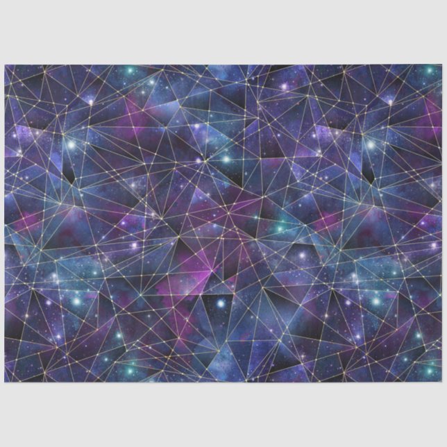Design der Kristallreihe um Mitternacht 14 Seidenpapier (Vorderseite)