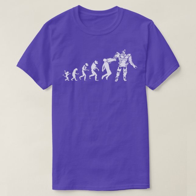 Design der künstlichen Evolution von Robotern  T-Shirt (Design vorne)