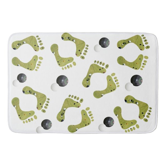 Design der Lawn Bowls von Novelty Badematte (Vorderseite)