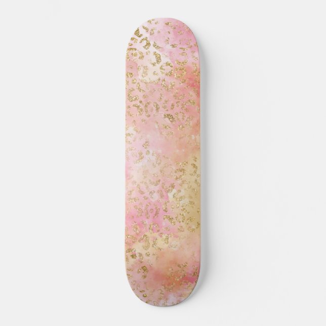Design der Leopard Paint Serie 13 Skateboard (Vorderseite)