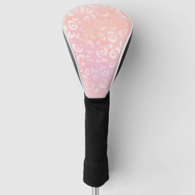 Design der Leopard-Paint-Serie 1 Golf Headcover (Vorderseite)
