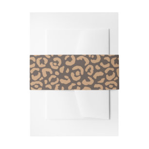 Design der Leopard-Serie 3 Einladungsbanderole