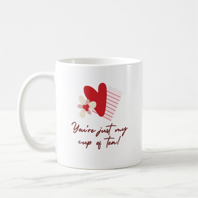 Design der Liebe Kaffeetasse (Links)