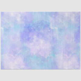 Design der Light Blue Galaxy Serie 2 Seidenpapier